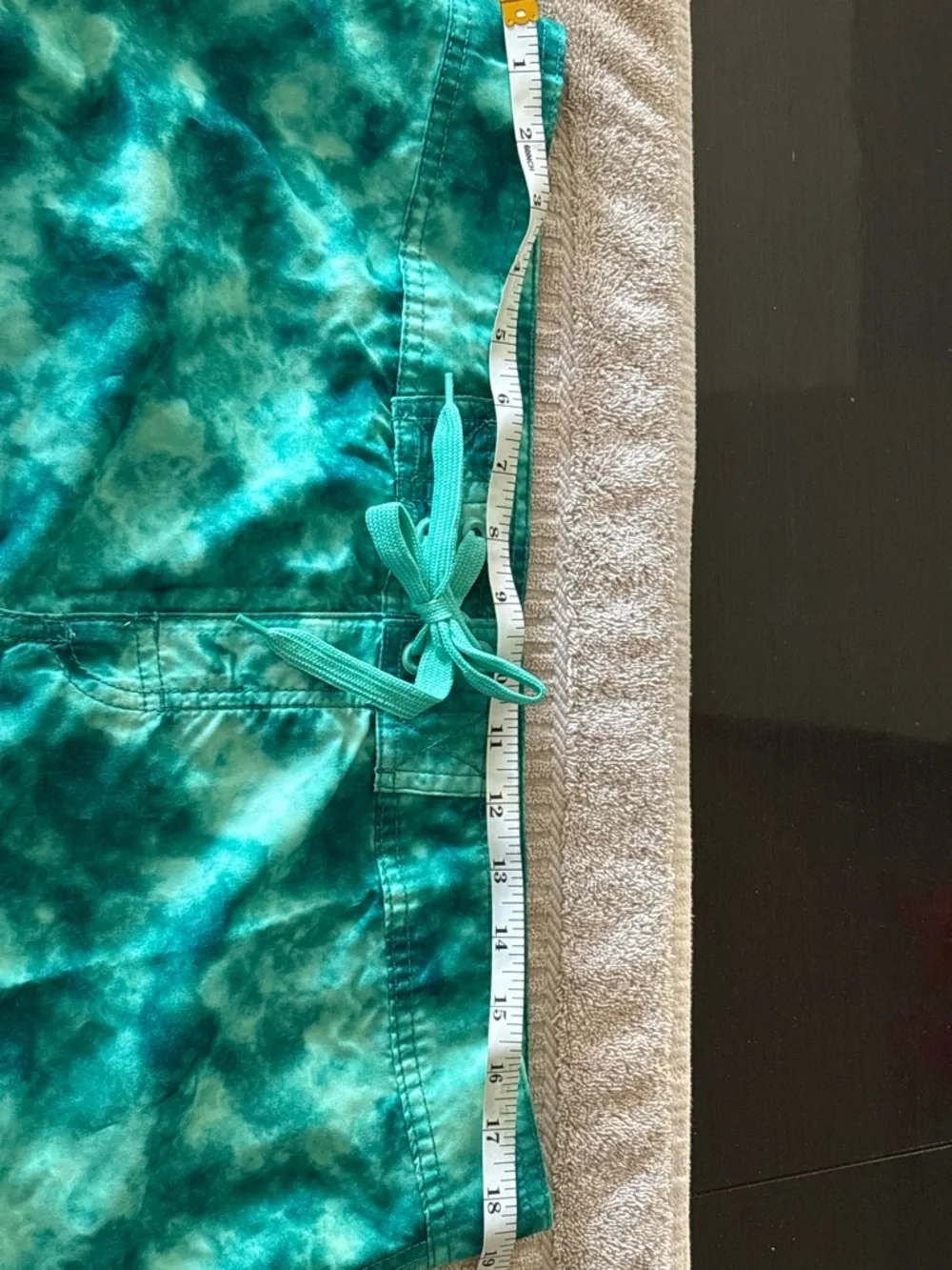 Kanu Surf Teal Green Tie-Dye Boardshorts